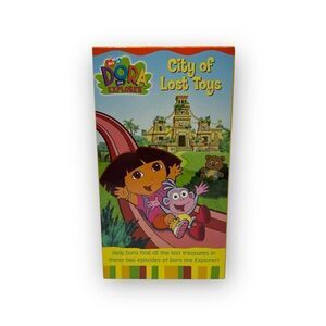 Dora the Explorer City of Lost Toys VHS 2003 Nick Jr. Classic Kids Cartoon